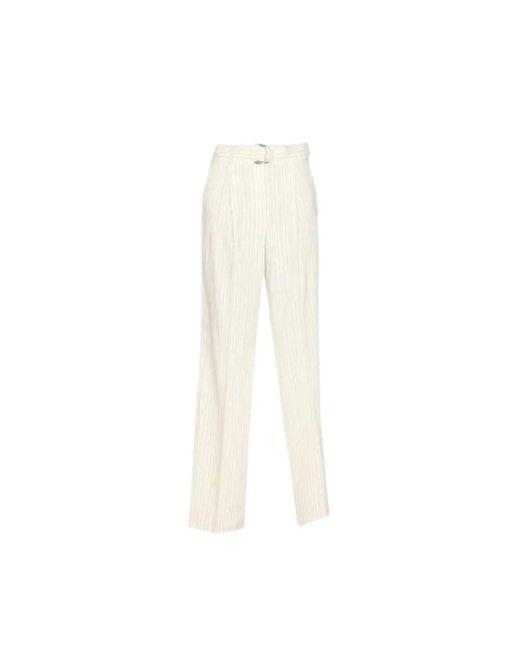 Pantalones elegantes para mujeres Liu Jo de color White