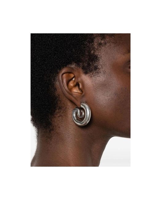 Earrings Panconesi de color Metallic