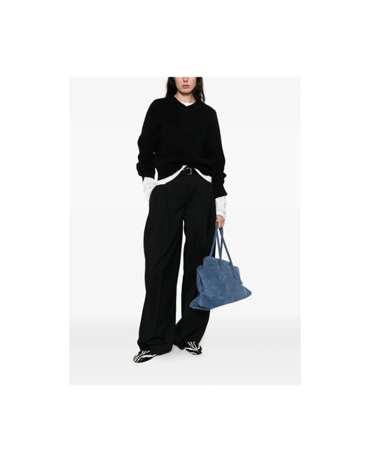Soft Goat Black Cashmere Knitwear