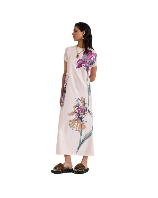 Midi Dresses LaDoubleJ de color Pink