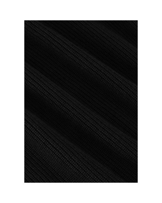 SELECTED Truien & Vesten ,Zwart ,Katoen Slfelinna New Ss Knit Top in het Black