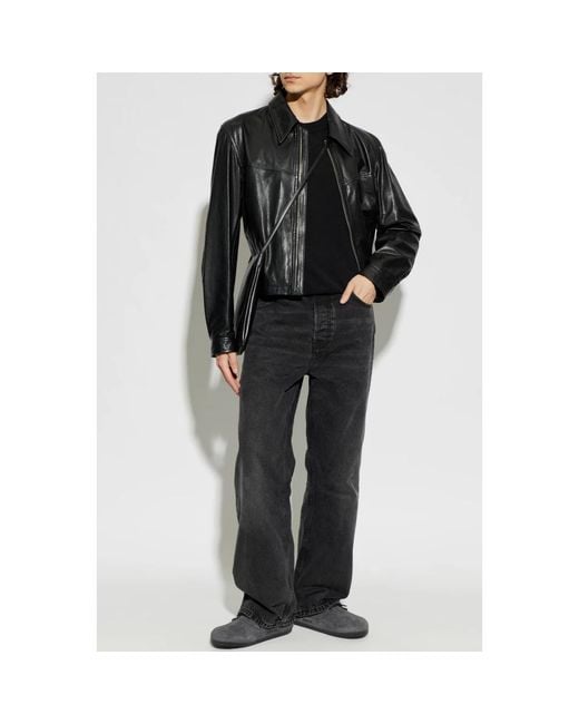 Straight Jeans AMI de hombre de color Black