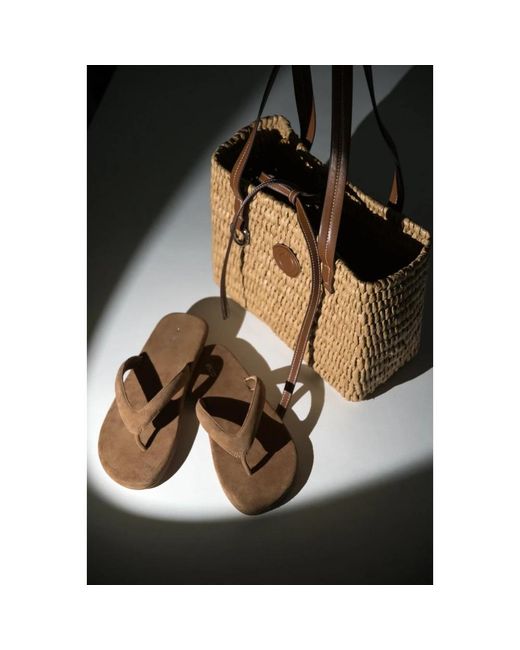 ESTRO Brown Flip Flops