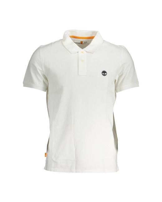 Timberland White Polo Shirts for men