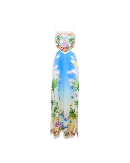 Casablanca Blue Maxi Dresses