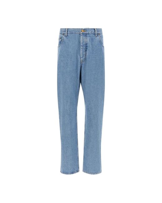 Thom Browne Blue Straight Fit Jeans for men