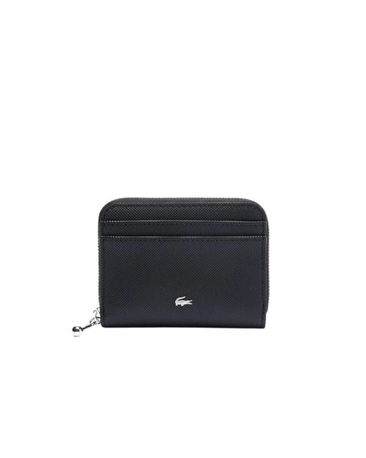 Lacoste Accessoires ,Zwart ,Daily City Portemonnee in het Blue