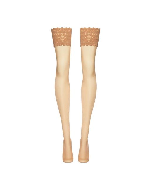 Wolford White Satin Touch 20 Stay-Up