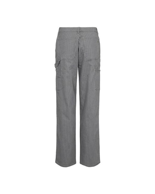 Sofie Schnoor Gray Straight Trousers