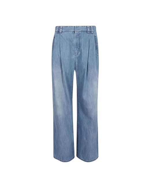 Brunello Cucinelli Blue Straight jeans