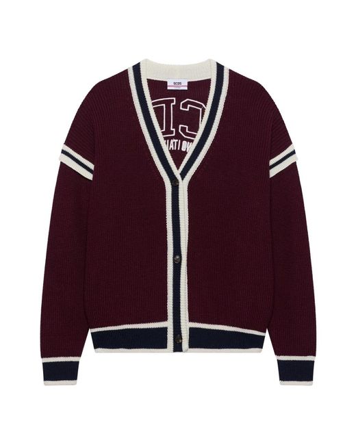 Cardigans Gcds de color Red
