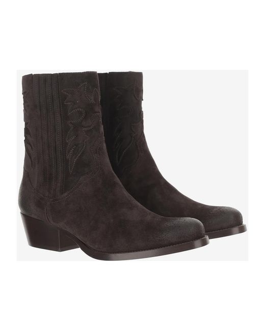 Sartore Brown Cowboy & Biker Boots