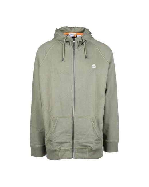 Timberland Green Zip-Throughs for men