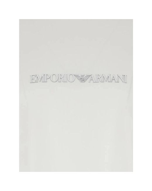 Emporio Armani White T-Shirts for men