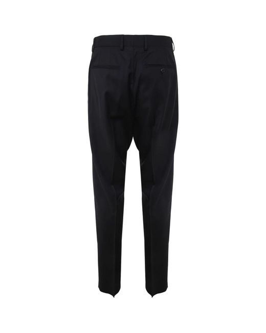 Lanvin Cigarette Broeken in het Black voor heren