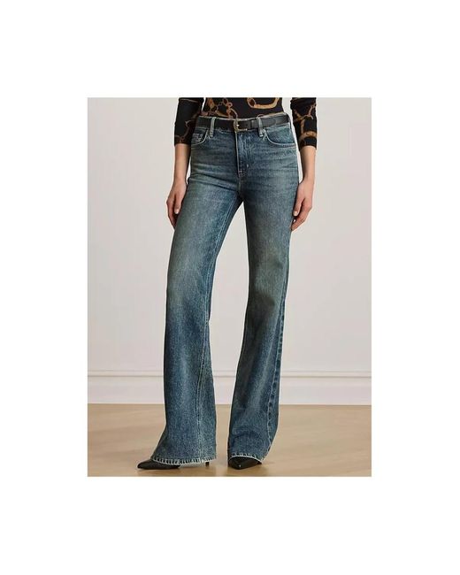 Ralph Lauren Flared Jeans in het Blue