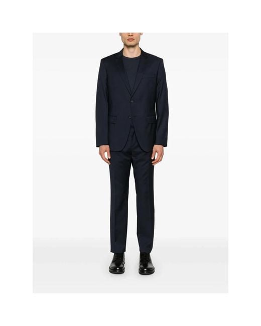HUGO Blue Single Breasted Suits for men