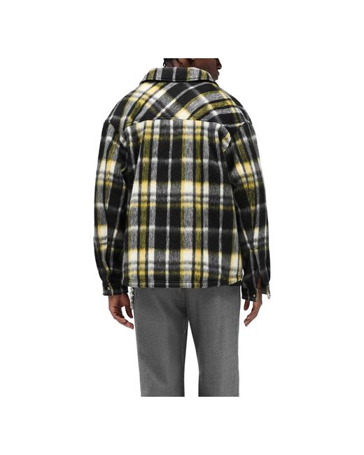 Represent Textured Overshirt in het Green voor heren
