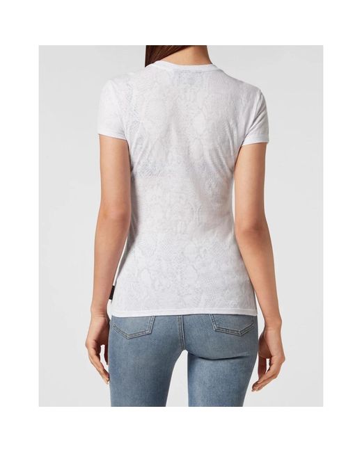 Philipp Plein T-Shirts in het White