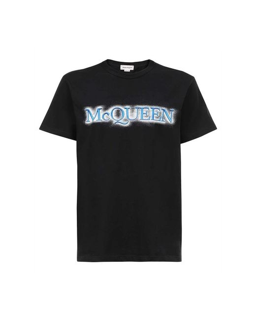 McQueen Black T-Shirts for men