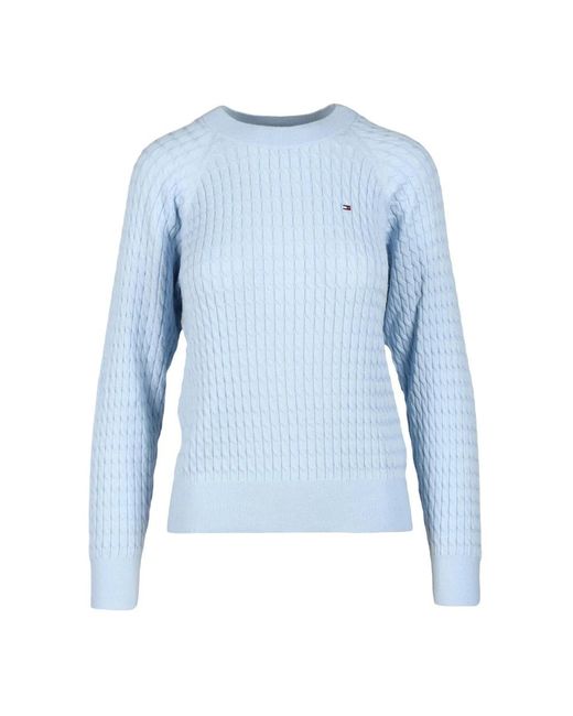 Maglione in cotone di Tommy Hilfiger in Blue