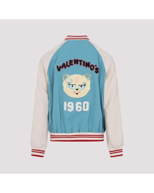 Valentino Bomber Jackets in het Blue voor heren