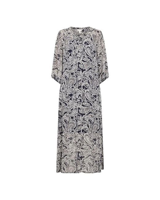 Part Two Gray Midi Dresses