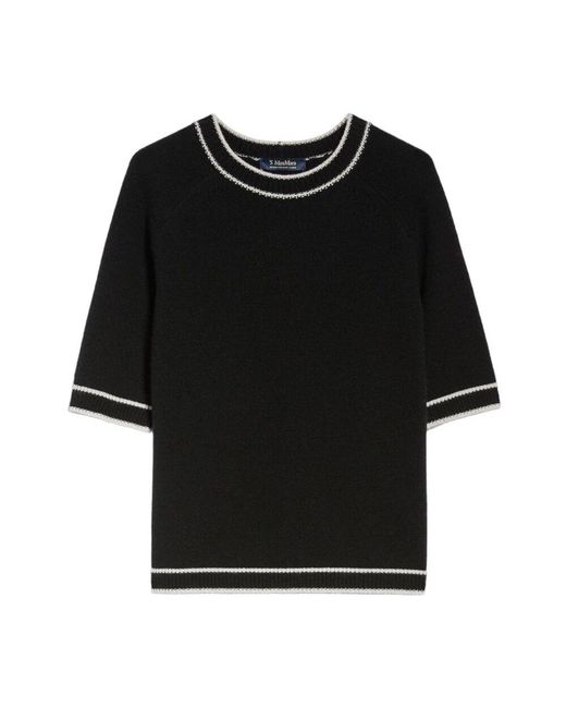 Max Mara Black Gilly strickpullover