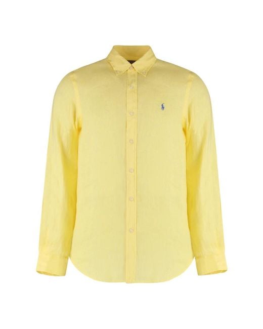 Polo Ralph Lauren Yellow Casual Shirts for men