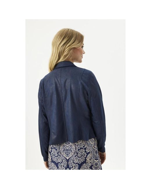 iN FRONT Jassen ,Blauw ,Polyester Molly Jacket Blazer 16351 in het Blue