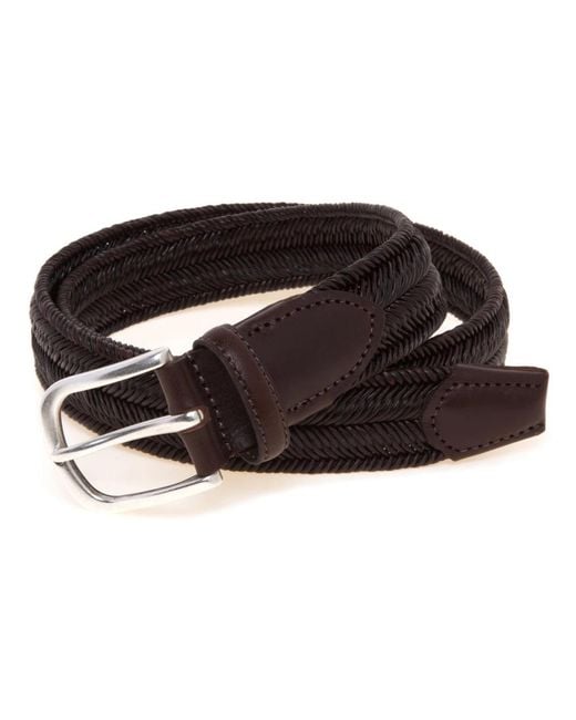 Alberto Luti Black Belts for men