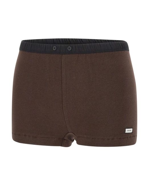 Entire studios Brown Short Shorts