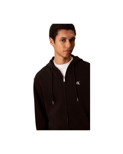 Zip-Throughs Calvin Klein de hombre de color Black