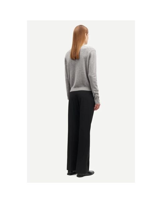 Samsøe & Samsøe Gray Cashmere Knitwear