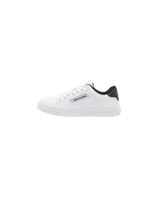 ARMANI EXCHANGE White Sneakers for men