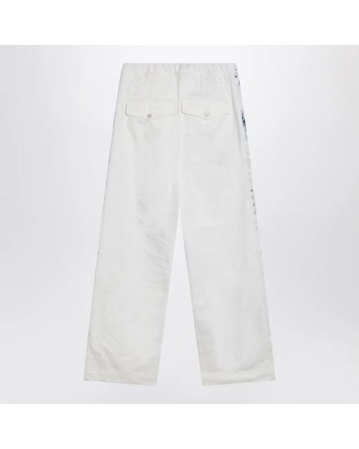 Dries Van Noten Blue Straight Fit Jeans for men