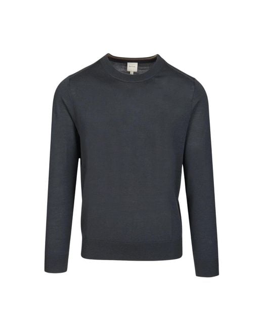 Paul Smith Blue Round-Neck Knitwear for men