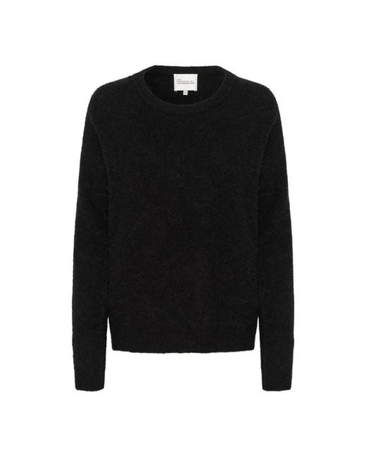My Essential Wardrobe Black Round-Neck Knitwear