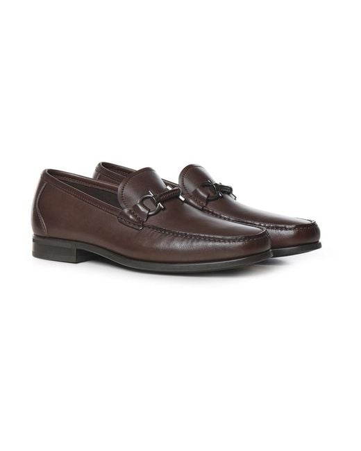 Loafers di Ferragamo in Brown da Uomo
