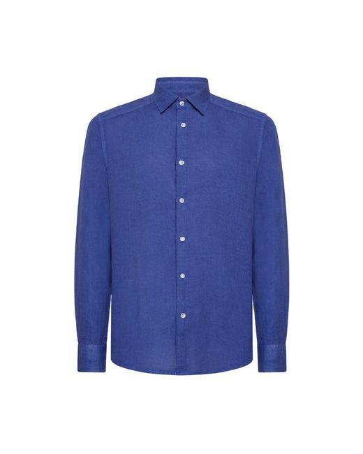 Peuterey Blue Casual Shirts for men