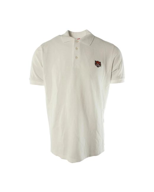 KENZO White Polo Shirts for men