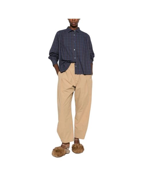 Moismont Blue Carmen Bluse N°863