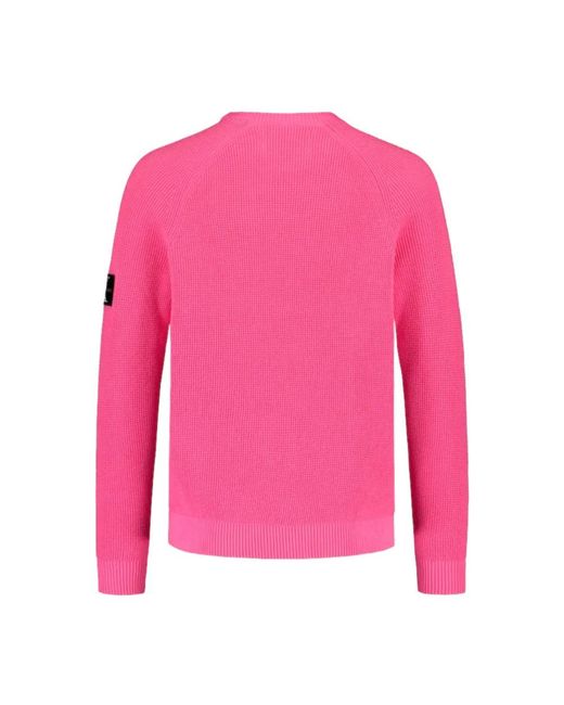 Calvin Klein Pink Round-Neck Knitwear for men