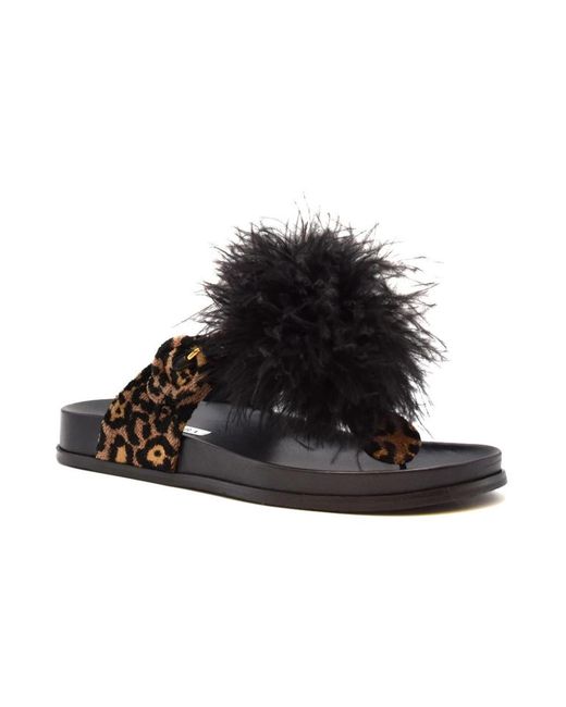 Aquazzura Black Flip Flops