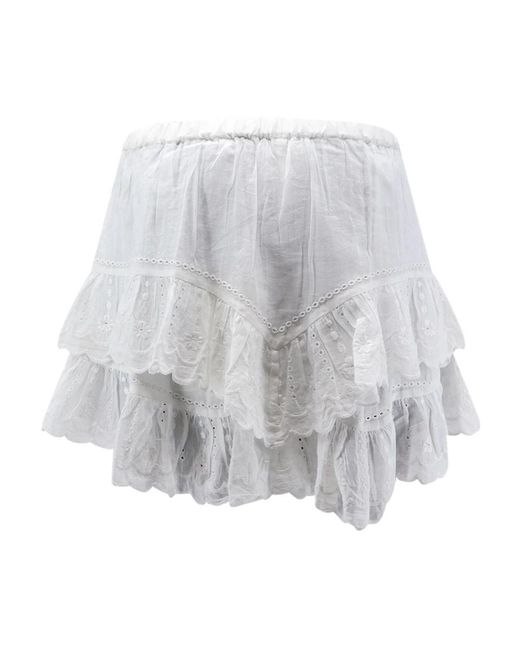 Isabel Marant White Short Shorts