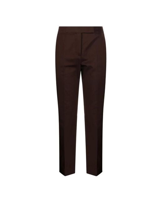 Max Mara Brown Cropped Trousers