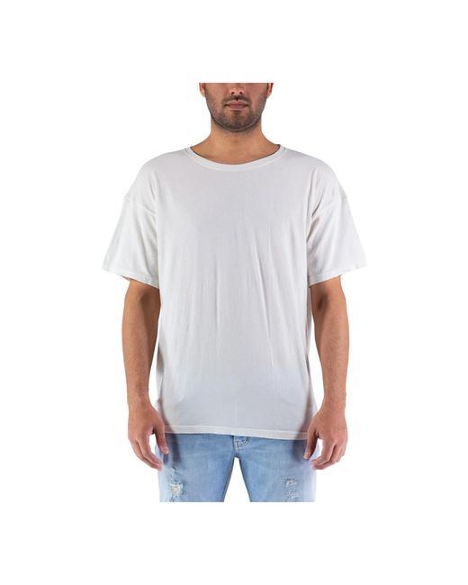Laneus White T-Shirts for men