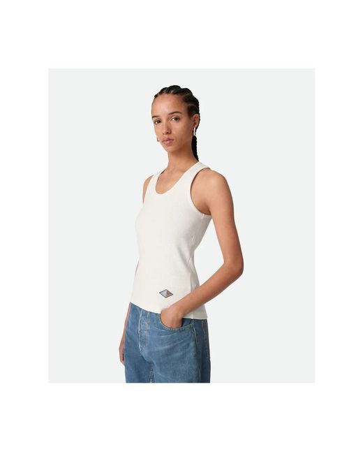 Sleeveless Tops Bottega Veneta de color Blue