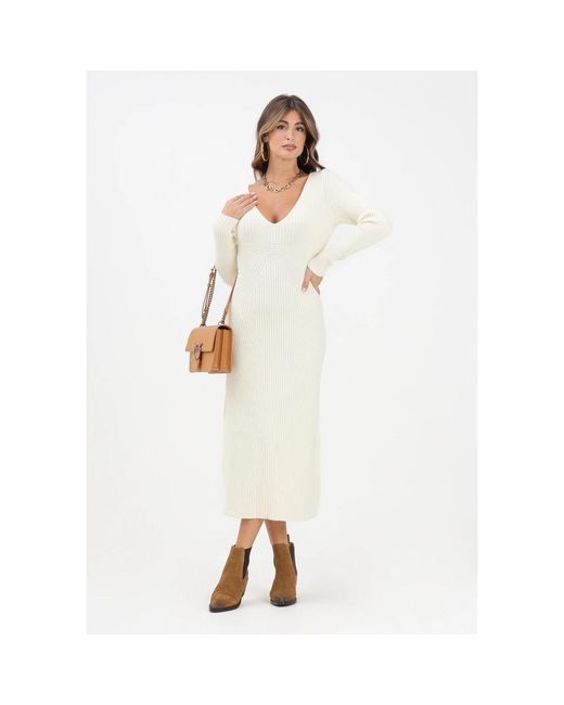 Akep White Midi Dresses