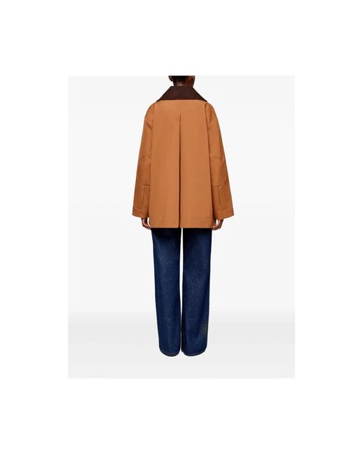 Ganni Brown Heavy Twill Jacket